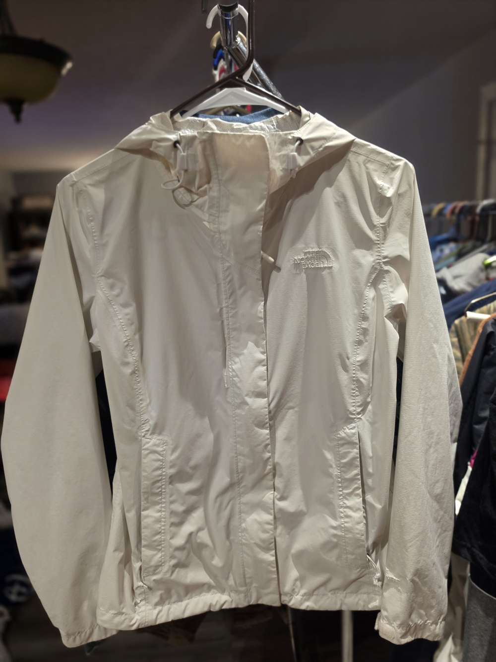 The North Face Women's Hooded Shell Jacket(windbreaker) - Cream